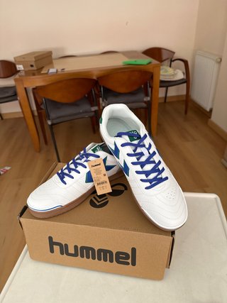 Zapatillas Hummel blancas y azules T43