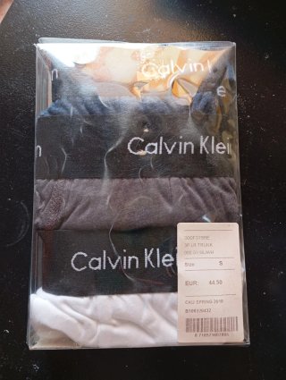 Pack 3 Bóxers Calvin Klein Talla S