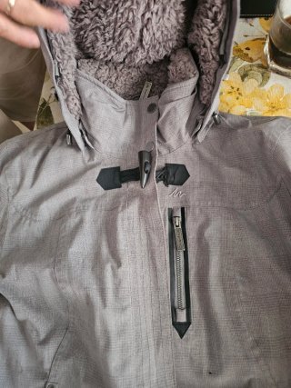 Abrigo Quechua gris montaña mujer Talla L