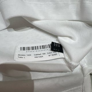 Camiseta Blanca Massimo Dutti