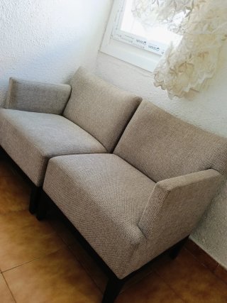 Sofá Beige 4 Plazas - 2 Módulos