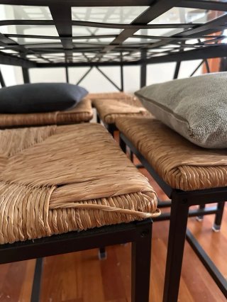 Conjunto de Mesa y 6 Sillas de Comedor