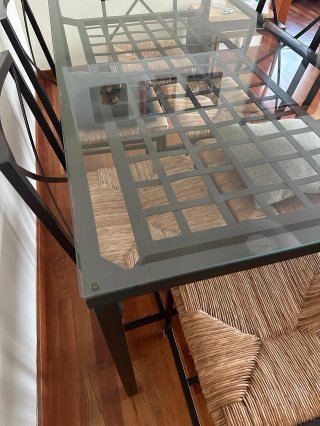 Conjunto de Mesa y 6 Sillas de Comedor