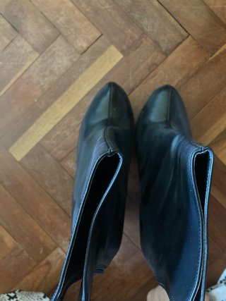 Botines Zara de Piel Negros