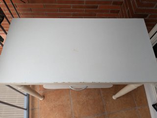 Mesa blanca plegable Ikea