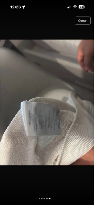 Sudadera Givenchy Paris blanca con capucha