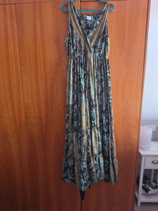 Vestido Largo Estampado