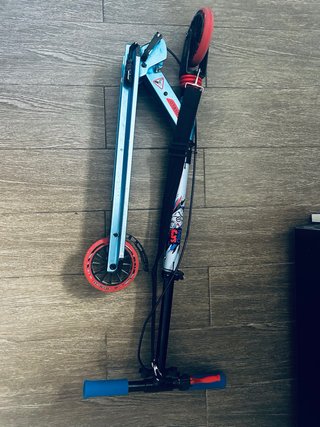 Patinete Azul Plegable