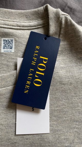 T-shirt Ralph Lauren grigia