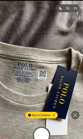 T-shirt Ralph Lauren grigia