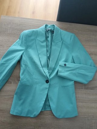 Traje Zara Turquesa