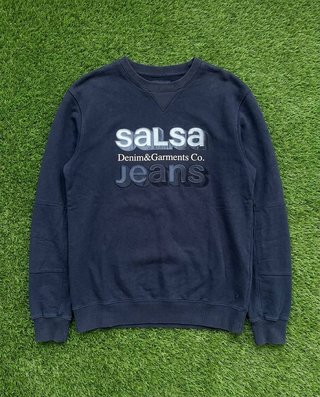 Salsa Sweatshirt Homem Azul Tam M