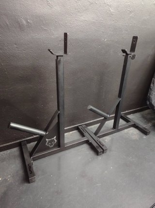 Rack sentadillas y press de banca