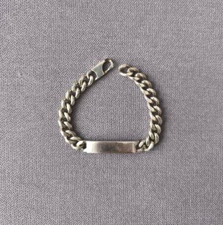 Pulsera esclava de plata de ley 925. 58 gr.