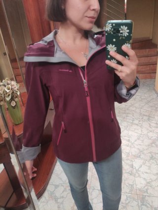 Cortavientos Quechua S Lila