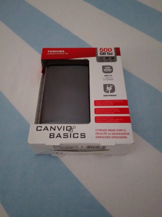 Disco Duro Externo Toshiba Canvio Basics 500GB