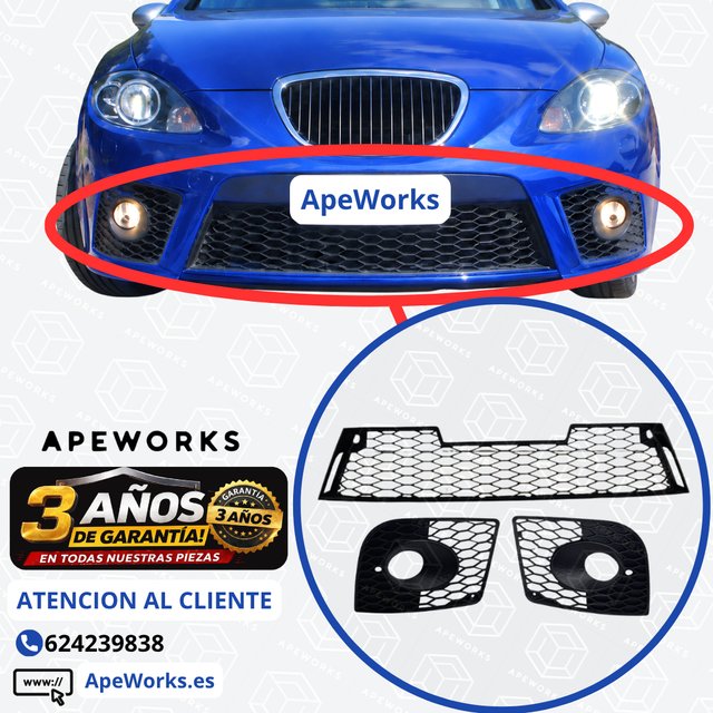 Pack Rejillas Inferiores Seat Leon Mk2 FR