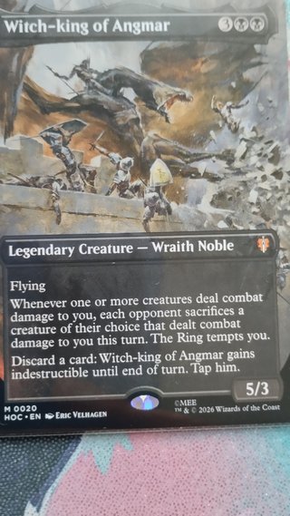Witch-king of Angmar MTG Hobbir Eternal Borderless