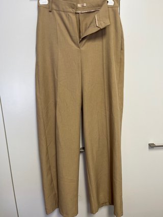 Pantalón vestir talla S beige