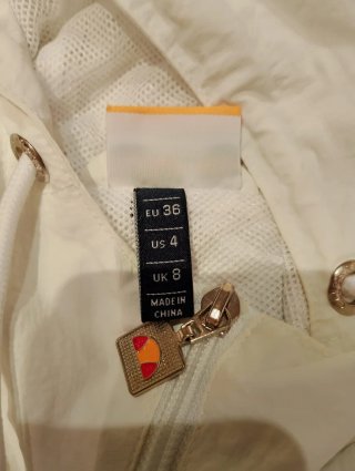 Sudadera Ellesse Blanca y Amarilla Talla S