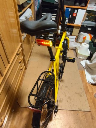 Bicicleta Plegable Moma Amarilla