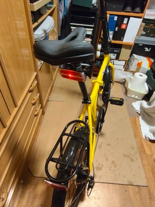 Bicicleta Plegable Moma Amarilla