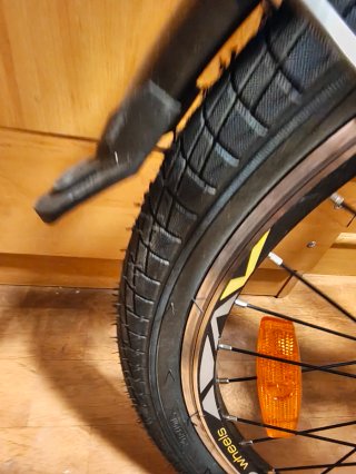 Bicicleta Plegable Moma Amarilla