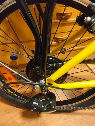 Bicicleta Plegable Moma Amarilla