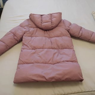 Abrigo acolchado niña rosa