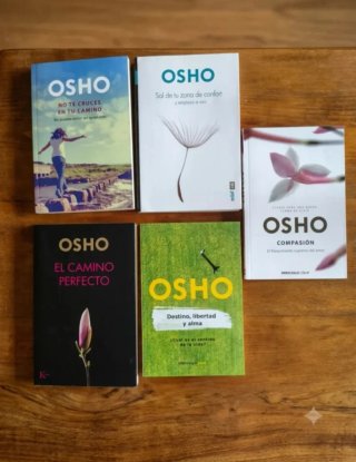 Lote 5 libros Osho