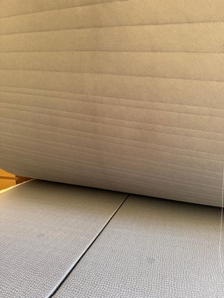 Base tapizada gris 180x200 (2 de 90x200)