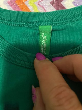 Maglia Benetton bambino Think Good