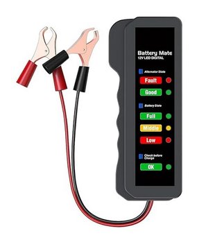 Comprobador de Bateria y Alternador Coche y Moto