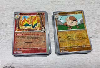 Lote Bulk 100 Cartas Pokémon Rivales Predestinados