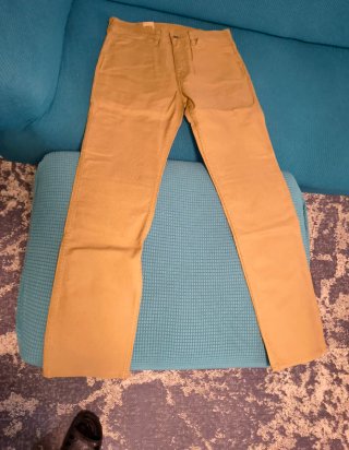 Pantaloni Levi's 505 Workwear Beige W34 L34 cargo