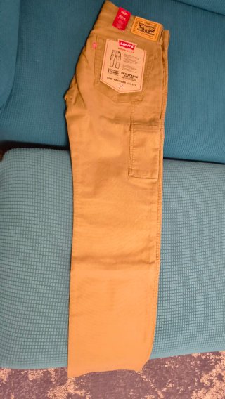 Pantaloni Levi's 505 Workwear Beige W34 L34 cargo