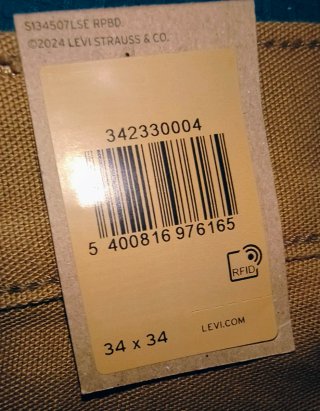 Pantaloni Levi's 505 Workwear Beige W34 L34 cargo