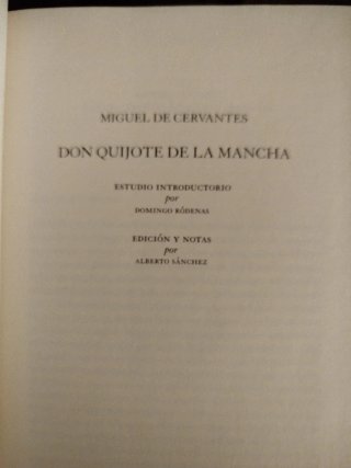 Don Quijote de la Mancha