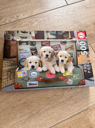 Puzzle 500 piezas Perritos Viajeros