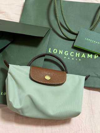 Bolso Longchamp mini verde oliva