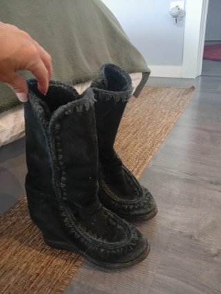 Botas Mou Negras Talla 36