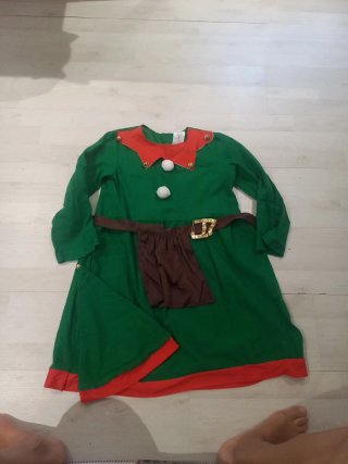 Disfraz Elfa Talla 10-12 anos