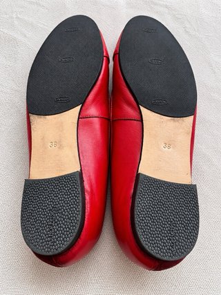 Zapatos Tory Burch Reva Piel Roja T38