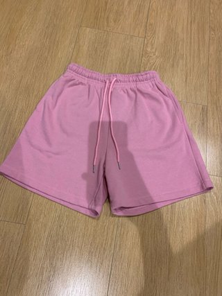 Pantalones cortos chándal rosas