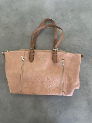 Bolso Desigual rosa empolvado