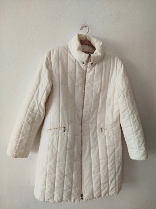 Plumífero Cortefiel Blanco Talla M