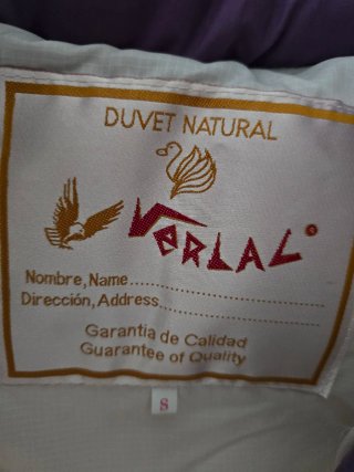 Plumas Verlac Morado y Blanco