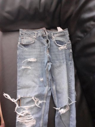 Vaqueros Zara Azules Rotos