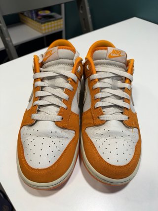 Nike Dunk Low Naranja Blanco
