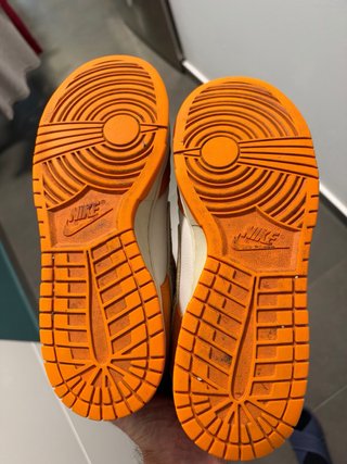 Nike Dunk Low Naranja Blanco